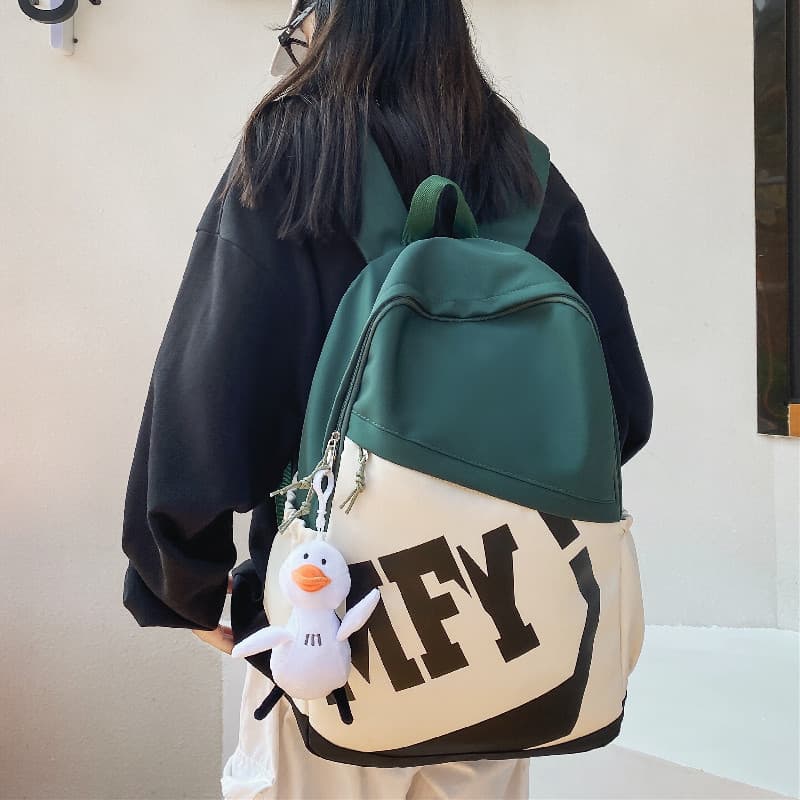 Lazer mochila de viagem meninos grande capacidade computador mochila na moda feminino júnior escola alta S