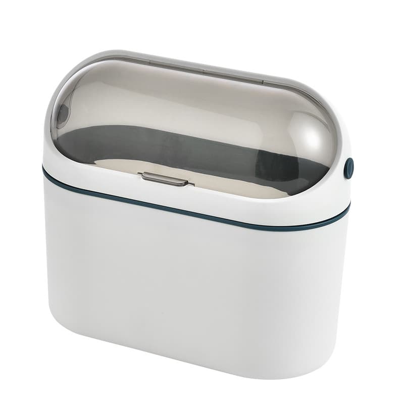 Lata de lixo de mesa bonito tamanho pequeno puxar lata de lixo quarto lata de lixo cabeceira fixado na parede Mini peque