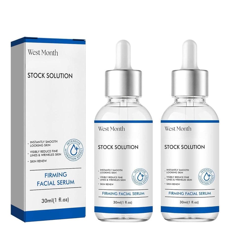 Sérum Facial Firmador West Month, Solução Concentrada para Cuidados com a Pele, Sérum Facial Concentrado, Redutor de Rug
