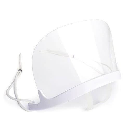 Máscara Acrílica Semi Facial para processos de estética. 1 unidade. Segurança e conforto para as clientes