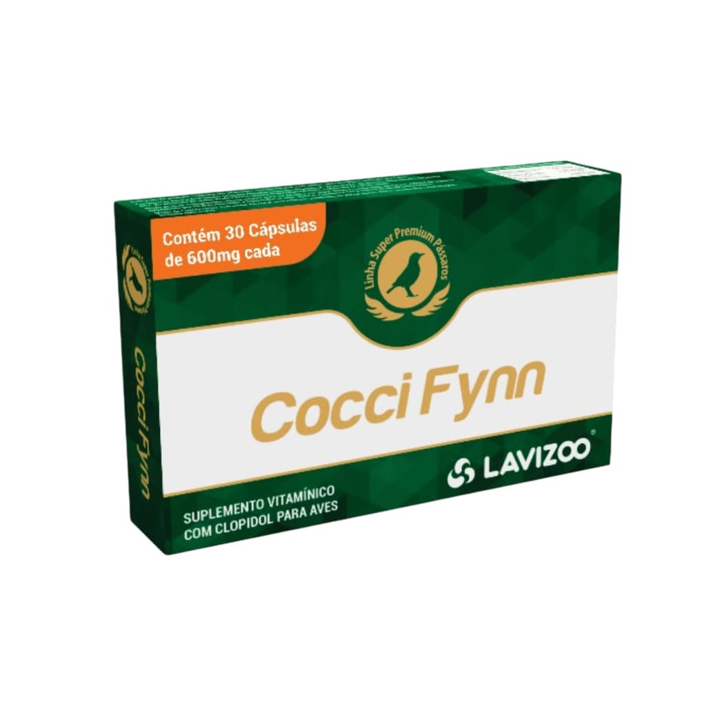 Coccifynn Lavizoo Tratamento Coccidiose Peito Seco Passaros Aves