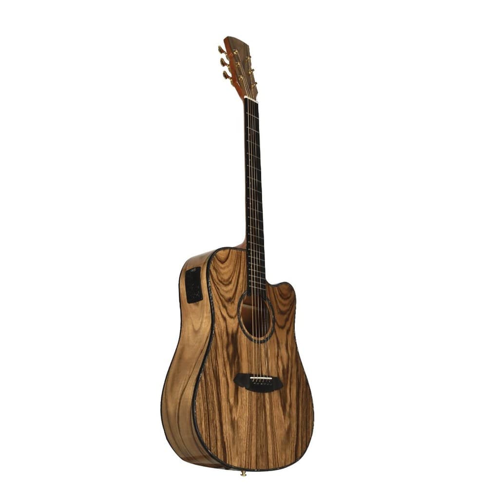 Violão Elétrico Vesúvio 41" - Tampo E Corpo Em Dao - Acabamento Gloss Hq - Eq 4 Bandas - Tvv1954