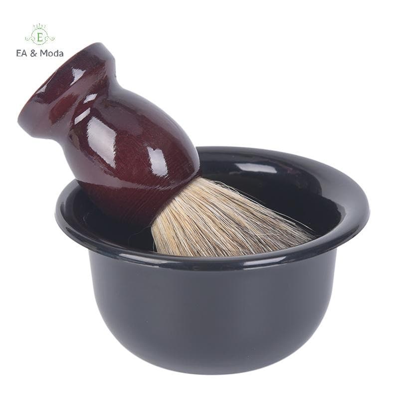 EA & Moda Tigela De Barbear De Plástico Para Barba , Copo , Escova Conjunto De Ferramentas Limpeza Facial .