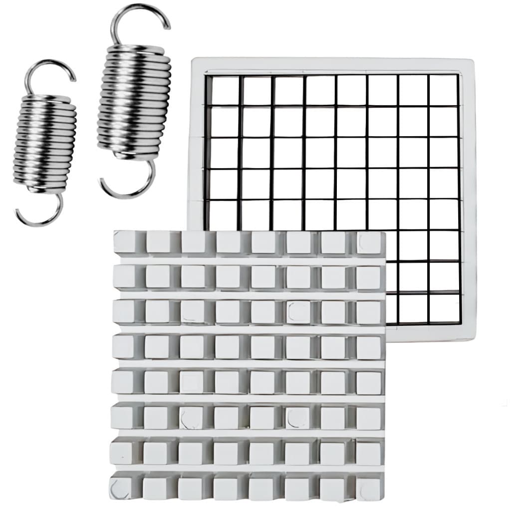 Kit Lâmina Navalha Macho e Fêmea + Mola Para Picador Fatiador de Legumes Pequeno