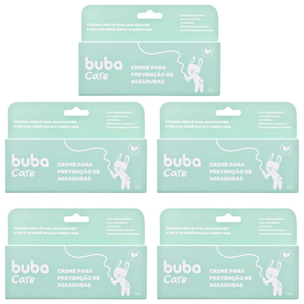 KIT 5UN POMADA 50G - BUBA