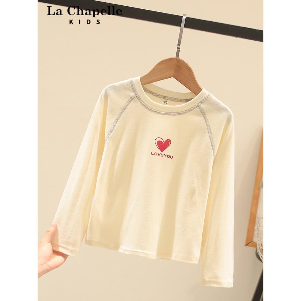 Lasherbell roupas infantis meninas camiseta de manga comprida roupas de outono camisa de fundo moda infantil roupas supe