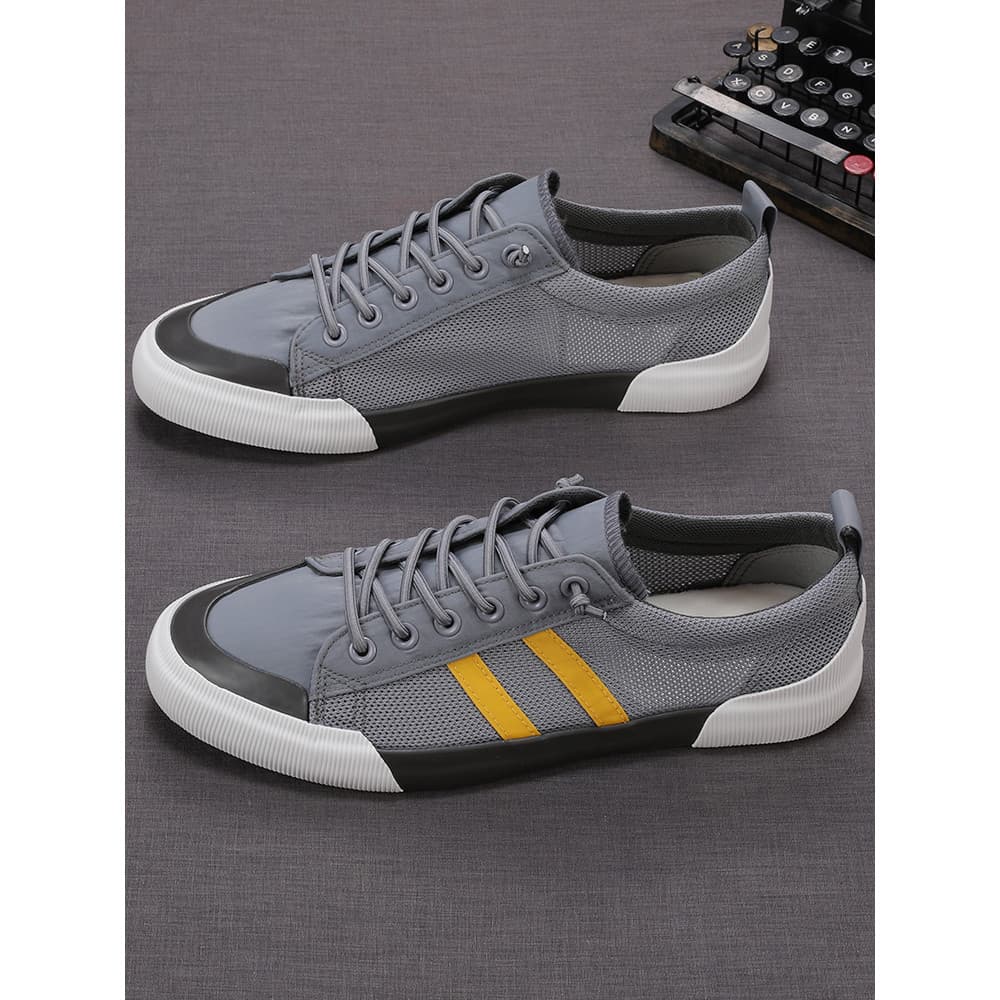 Sapatos masculinos de um Pedal verão respirável na moda oco tênis sapatos casuais masculinos sapatos brancos sapatos de