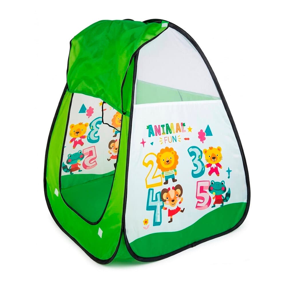 Barraca Infantil Tenda Números E Letras Portátil Dobrável Divertida Cabana Menino Menina 85cm