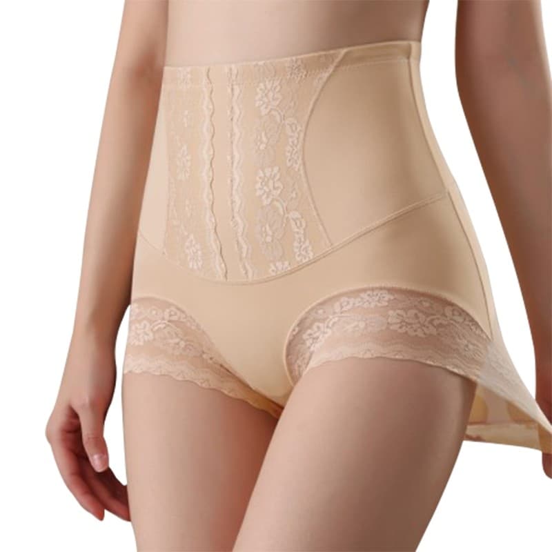 Roupa Íntima Feminina Sem Costura De Cintura Alta
