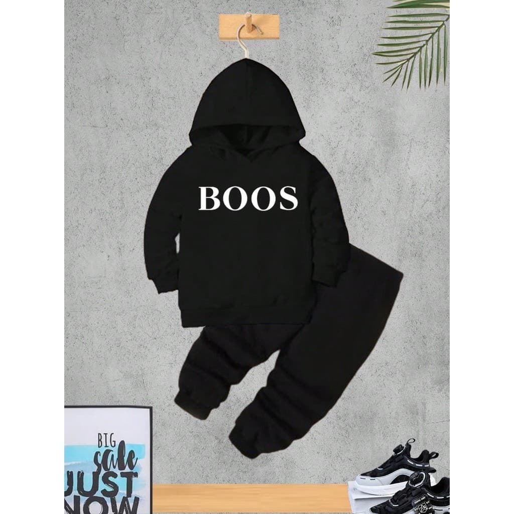 Conjunto Moletom Canguru Menino Infantil Blusa e Calça Kids Flanelado Masculino Criança Inverno
