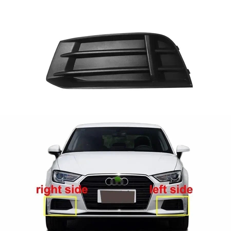 Para Audi A3 2017 2018 2019 2020 Sedan Baixa Configuração Amortecedor Dianteiro Luz De Nevoeiro Capa Grade Substituição