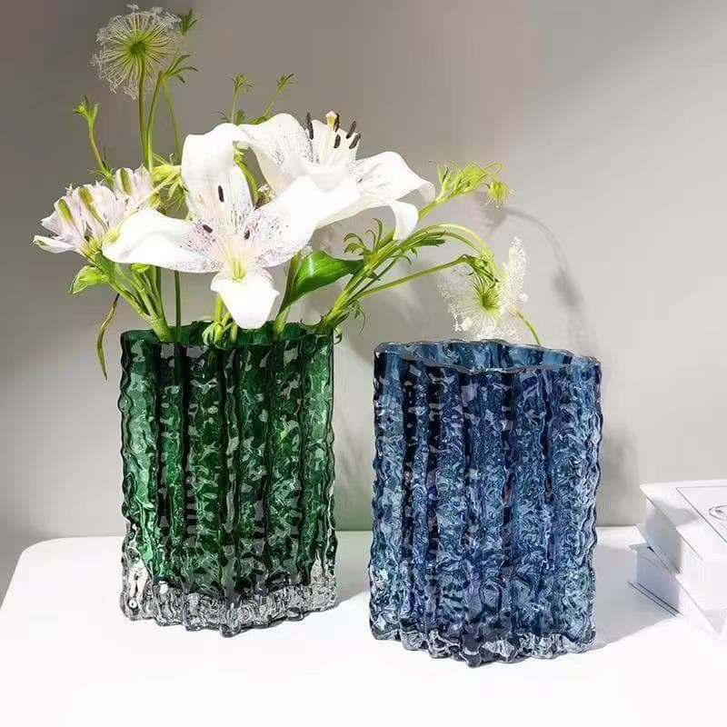 Ornamentos de vaso de alta qualidade influenciador ins estilo vidro transparente cultura de água arranjo de flores flor