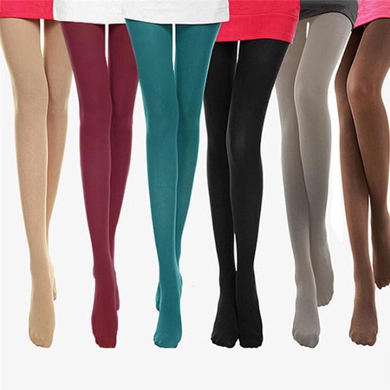 Primavera Outono Anti Snag Collants Para Mulheres Estribo Térmico Emagrecimento Meias Pura Meia-Calça Footed Leggings Us