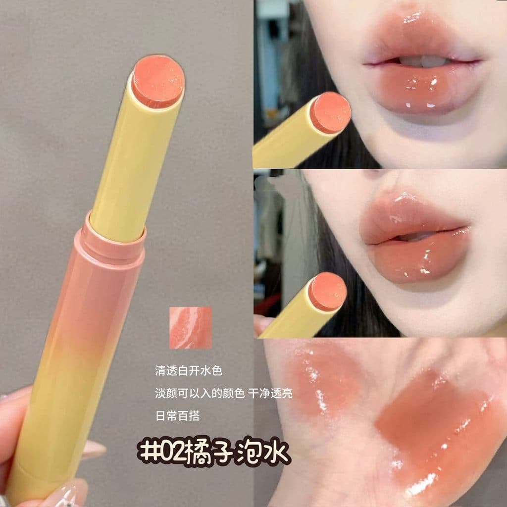 Genuíno fresco Zhizhi brilho labial hidratante hidratante brilho de água espelho vidro lábio liso rosto clareamento lábi