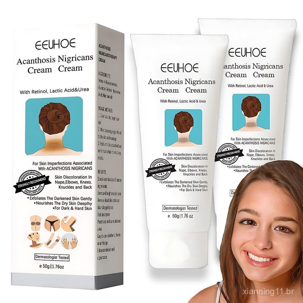 Removedor de Manchas Escuras para o Corpo, Creme Corretor de Manchas Escuras - Axilas, Pescoço, Virilha, Joelhos, Cotove