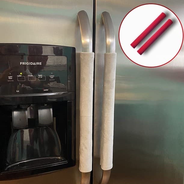 Casa geladeira braço capa protetora porta dupla geladeira Universal maçaneta da porta forno microondas Anti-deslizamento