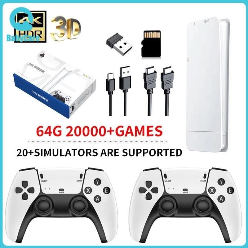 Máquina de Jogo Mini Arcade KALX HD com Controle Retro para Uso Doméstico