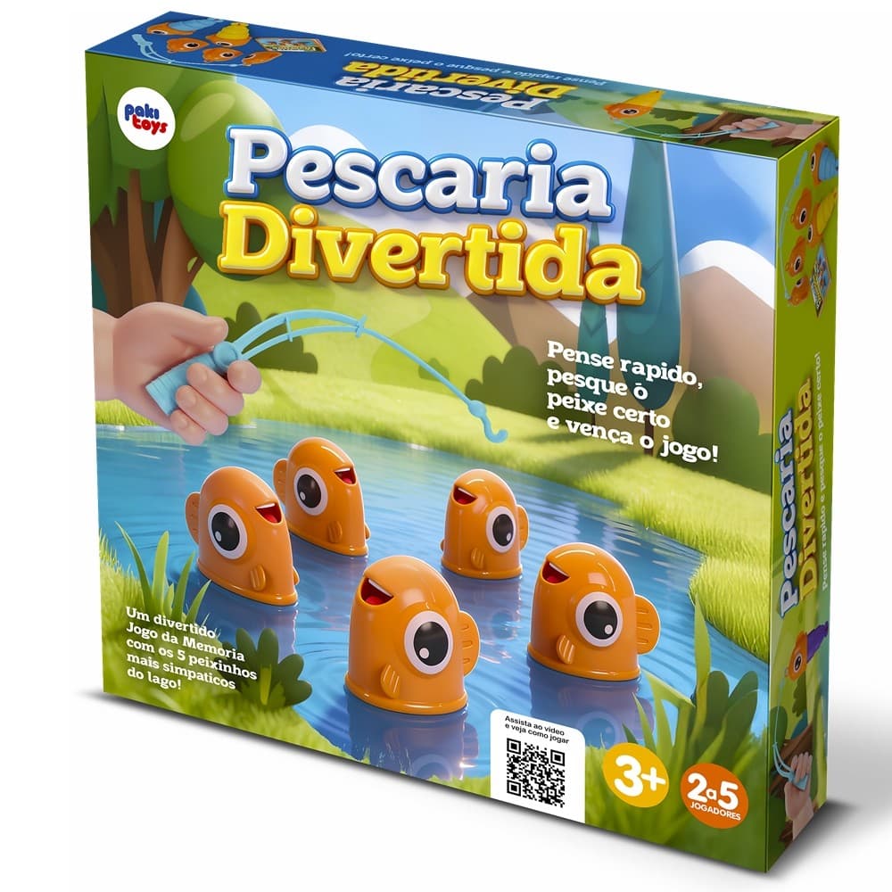 Jogo Pescaria Divertida Brinquedo Pesca Memoria