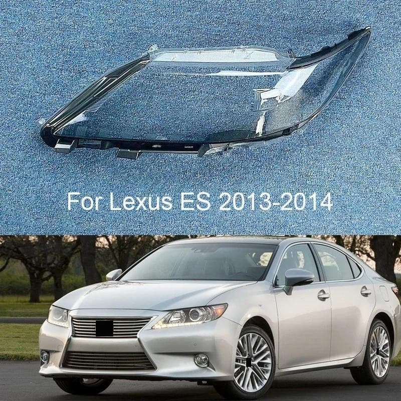 Para Lexus ES ES250 ES300 ES350 2013 2014 Tampa Do Farol Carro Concha Abajur Transparente De Vidro Carcaça Lensauto Peça