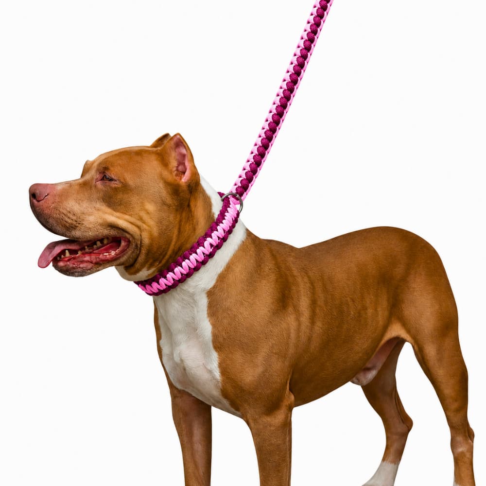 Guia Unificada para Cachorro Grande – Coleira Forte e Super Resistente para Pitbull