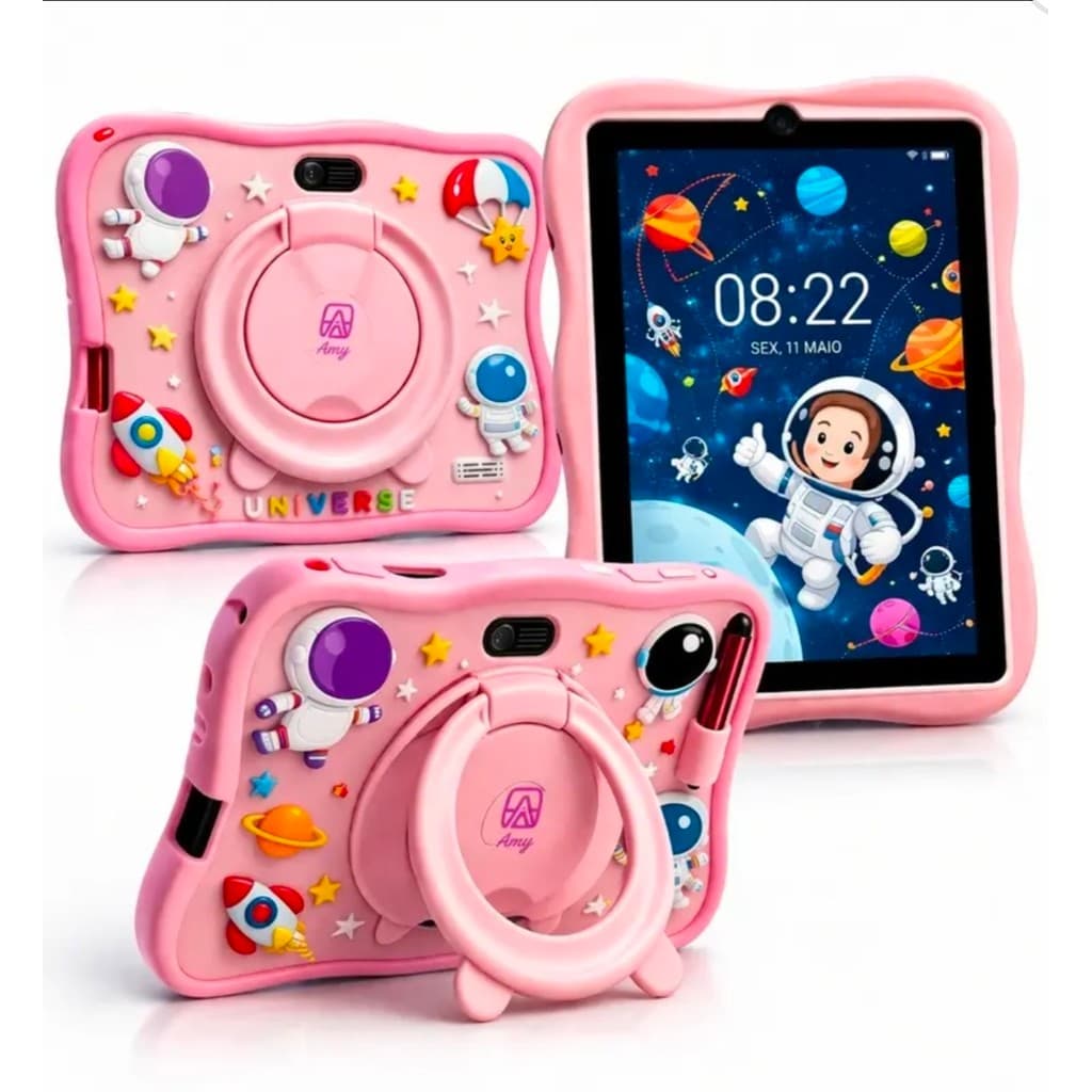 Tablet Infantil Kids 7 Pol Android 13 Com Caneta Touch