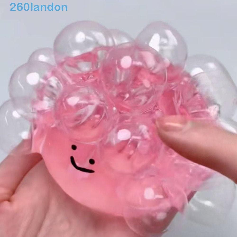 Bola De Cristal LANDON TPR , Brinquedo De Pinça De Água Transparente Para Apertar Acne Bolha Sólida