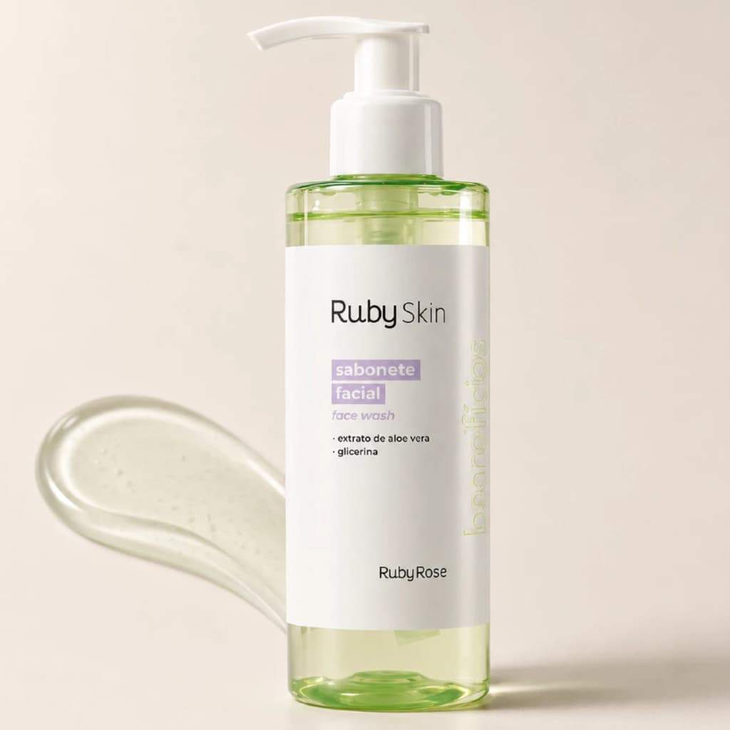 Sabonete Facial Face Wash Ruby Skin Ruby Rose® HB4400