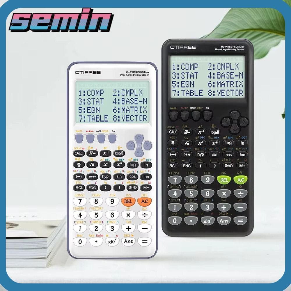 Calculadora Científica SEMIN , De Função De 417 Funções De Tela Grande , Calculadoras Matemáticas Padrão