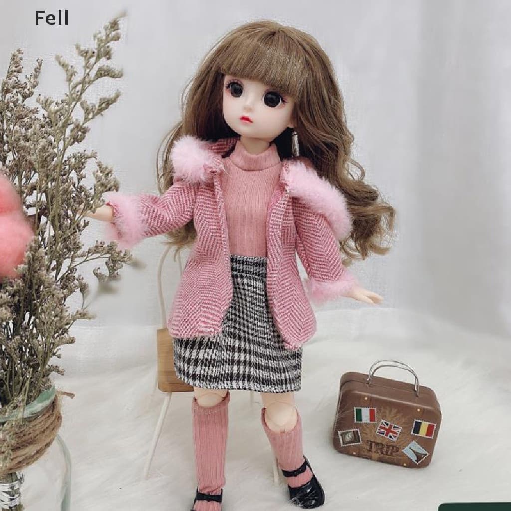[Fel] Vestido de princesa para boneca de 30cm 1/6, roupa DIY, presente para meninas (não incluído) COD FOBW DDO1 WFZF