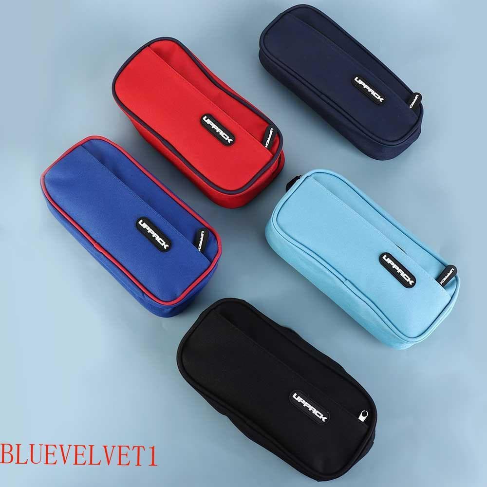 BLUEVELVET1 Caneta Saco Kawaii Material Escolar Grande De Escritório Menino Menina Caixa De Papelaria