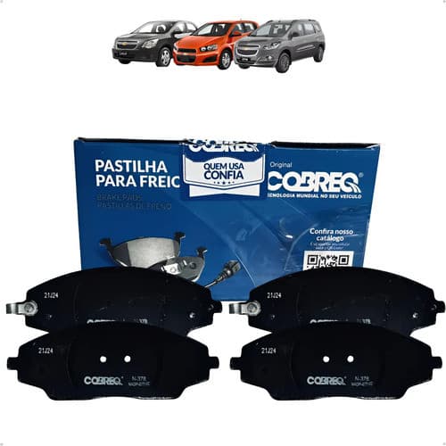 Jogo Pastilha Freio Cobalt Spin Sonic Com Abs Cobreq N378