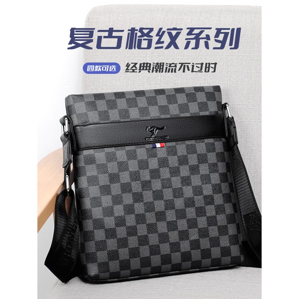 Colomb canguru bolsa mensageiro de um ombro masculina na moda ins All-Match tamanho pequeno bolsa Casual nicho High-End