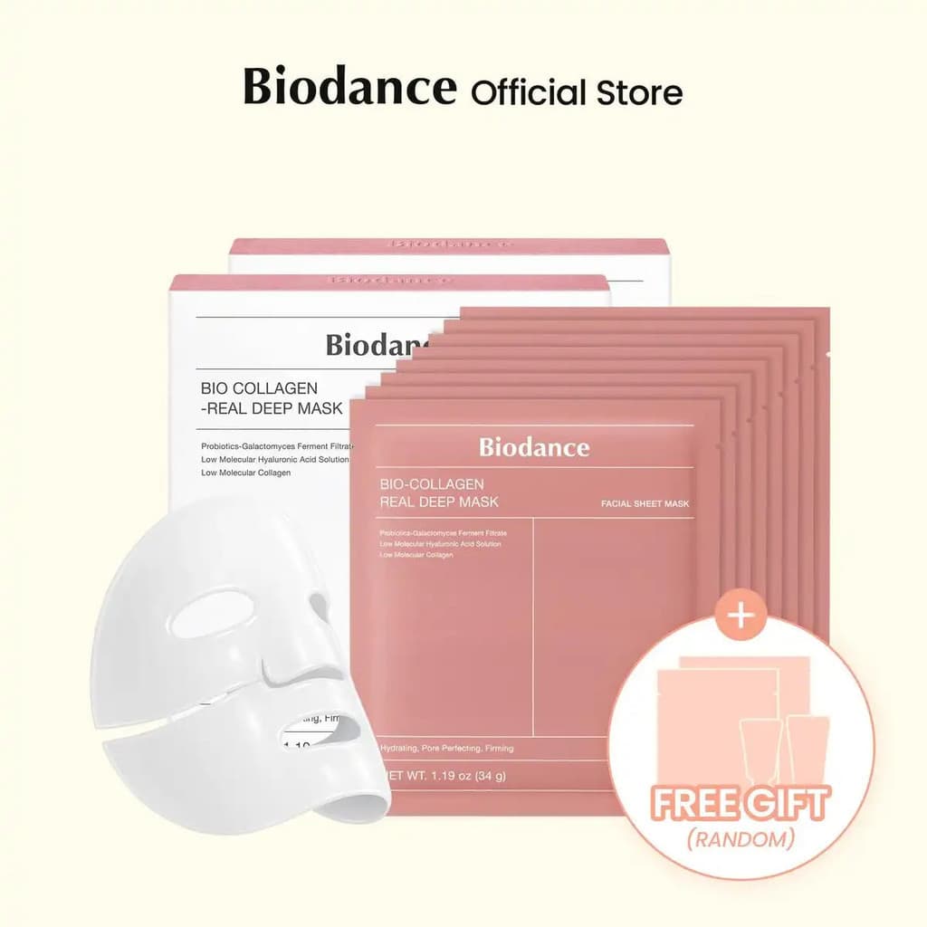 [Biodance Oficial] Máscara de Hidrogel de Colágeno |       Reduza os poros, tonifique a pele, conquiste uma tez radiante