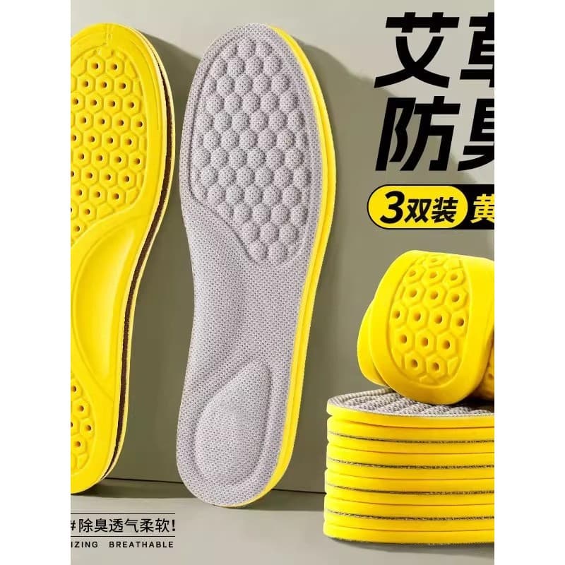 Palmilha desodorante absorvente de suor masculino absinto desodorante respirável esportes almofada de ar choque-Abs