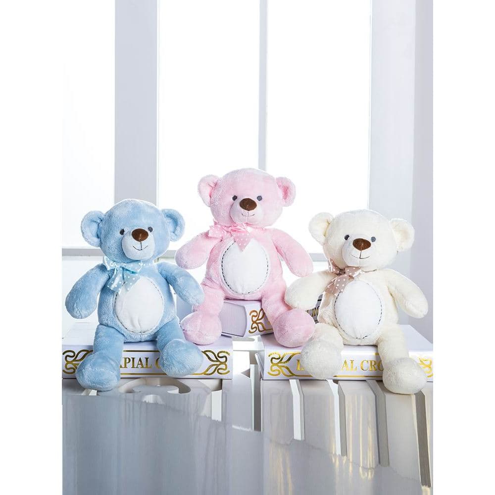Boneca de urso de pelúcia adequada para bebês, travesseiro reconfortante, boneca de urso, brinquedo de pelúcia, presente