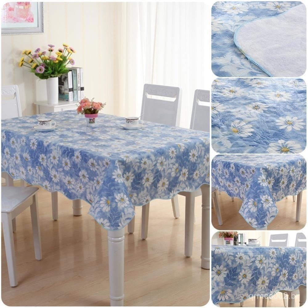 TKEY 106 * 152cm À Prova D'água De Óleo PVC Toalha De Mesa Capa Casa Jantar Cozinha Decoração B7X2