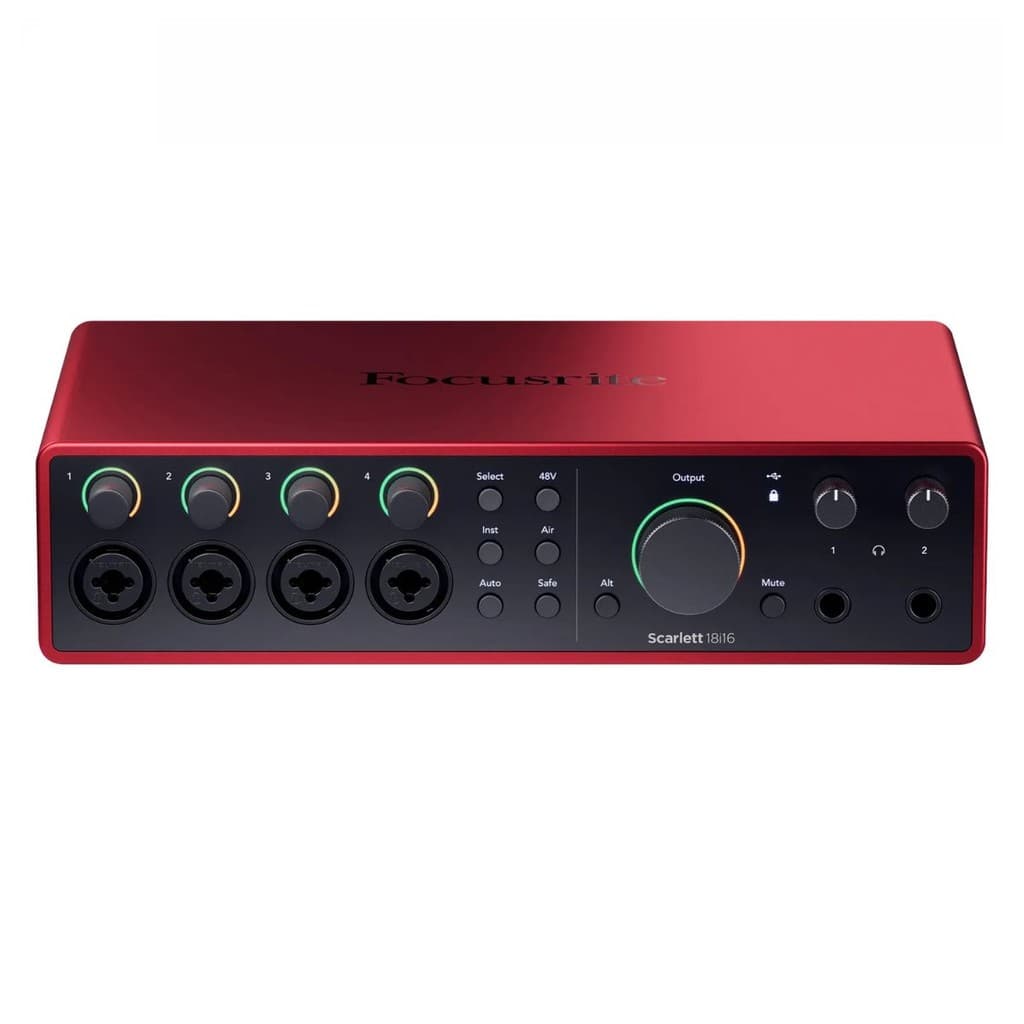 Interface de Áudio Focusrite Scarlett 18i16 4th gen