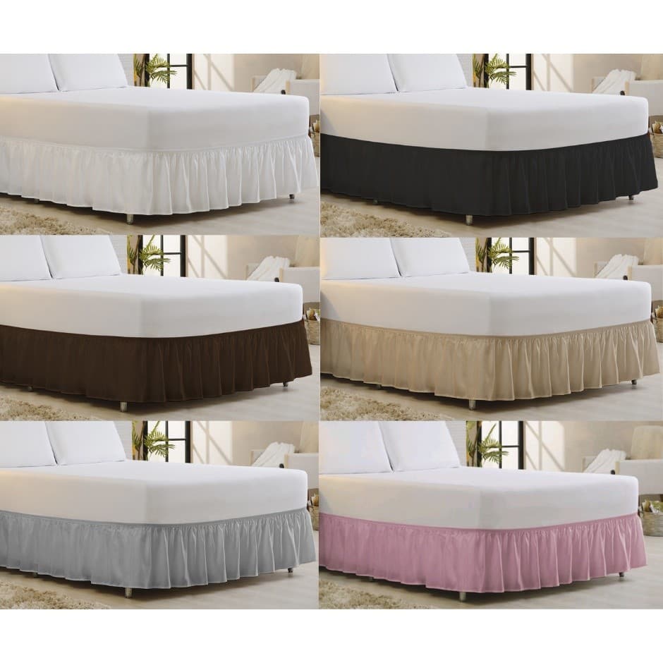 Saia para cama Box Queen-