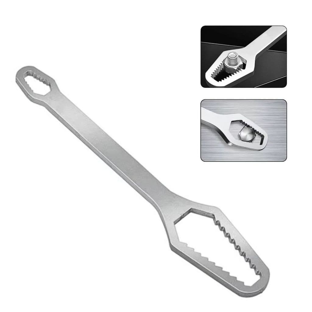 Chave Boca Fixa Aço Universal 3 a 17mm Cabeça Dupla Torx Ferramenta Resistente Multifuncional