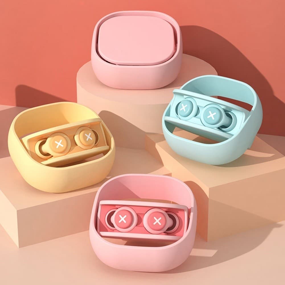 Tampões Auriculares De Silicone Isolamento Acústico Redução De Ruído Com Esponja Macia Protetor Auricular