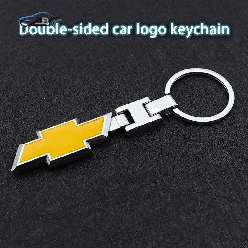 Chaveiro de Metal em Liga de Zinco com Decoração do Logotipo do Carro Chevrolet Acessórios para Cruze Captiva Sonic Spar