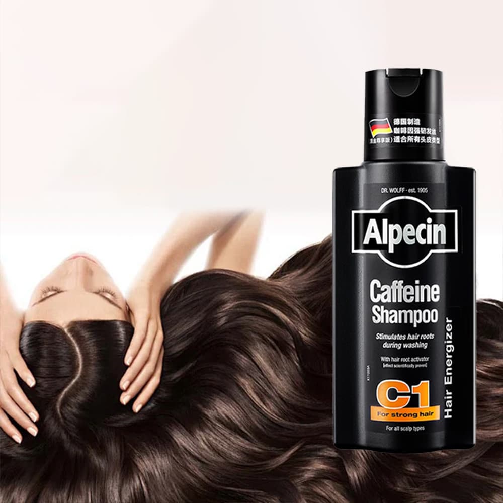 Alpecin Caffeine Shampoo C1 Black Anti Hair Loss Men Strong Hair 250 ml