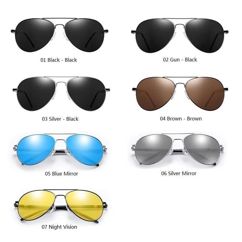 Óculos de Sol de Luxo Masculinos Polarizados, Óculos de Sol para Dirigir para Homens e Mulheres, Óculos de Sol Vintage P