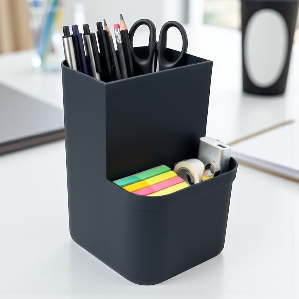 Porta Canetas e Lápis Organizador de Mesa para Escritório, Estudo e Home Office