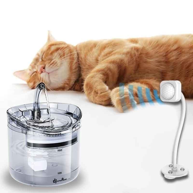 Fonte de Água Automática para Gatos com Kit de Torneira, Fonte Transparente para Cães com Filtro de Água, Bebedouro para