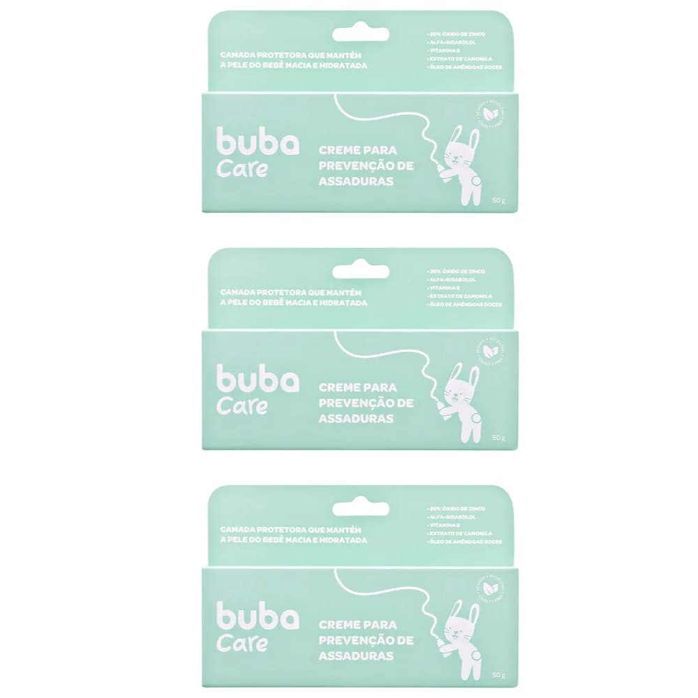 KIT 3UN POMADA 50G - BUBA