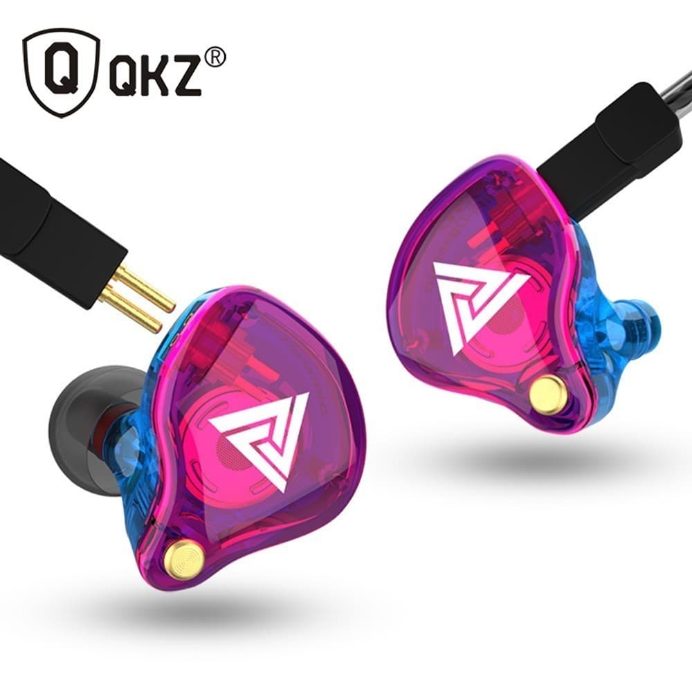 Fones De Ouvido Com Fio QKZ AK6 Microfone , driver De Cobre , Esportivos Intra-Auriculares De Alta Fidelidade