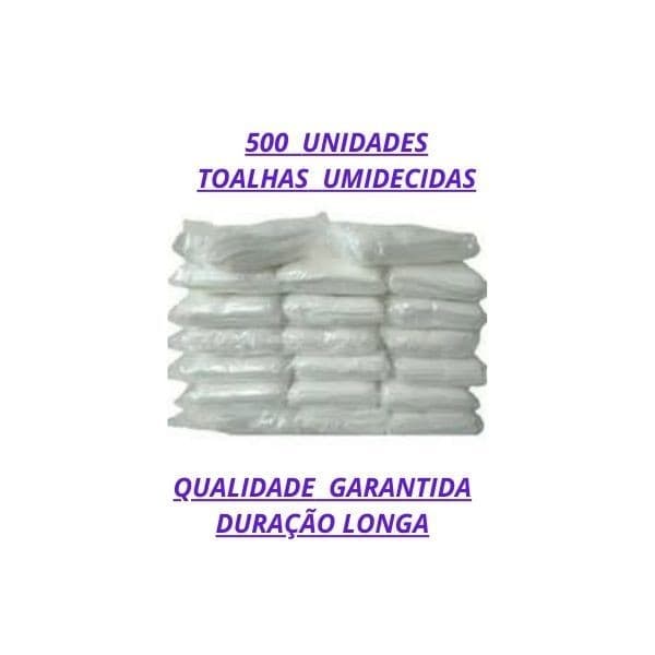 TOALHA UMIDECIDA (  500 UNIDADES ) OTIMA QUALIDADE