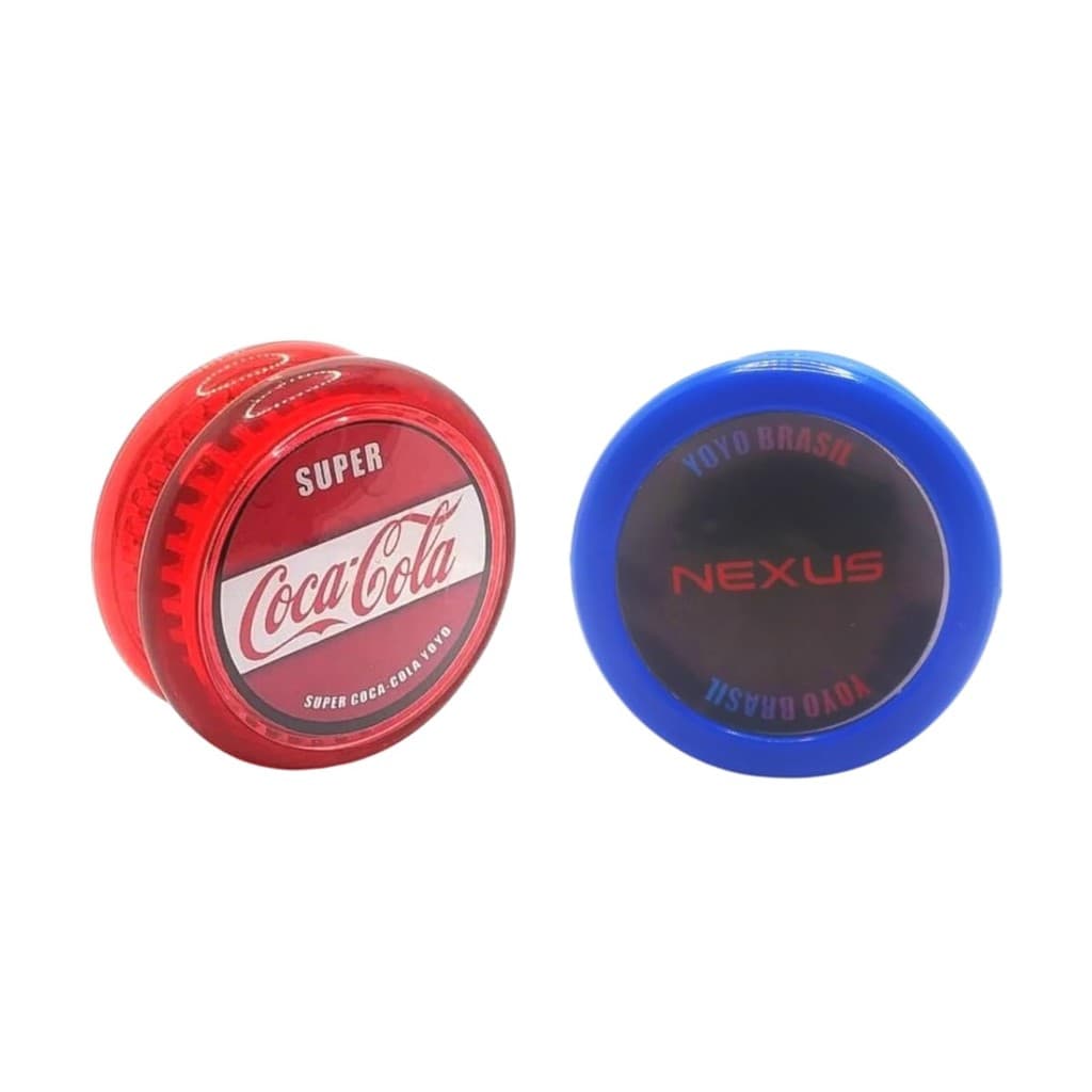 Kit com 2 Yo-yos de Rolamento Profissional Nexus e Coca
