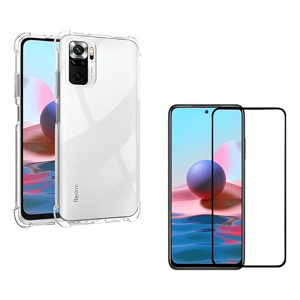 Capa Case Anti Impacto + Película 3d- Redmi Note 10 Pro 6.67